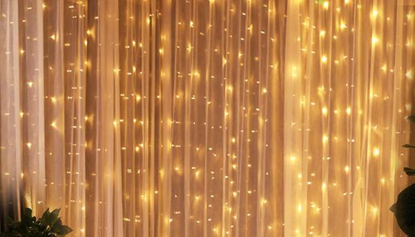 窗帘灯装饰效果